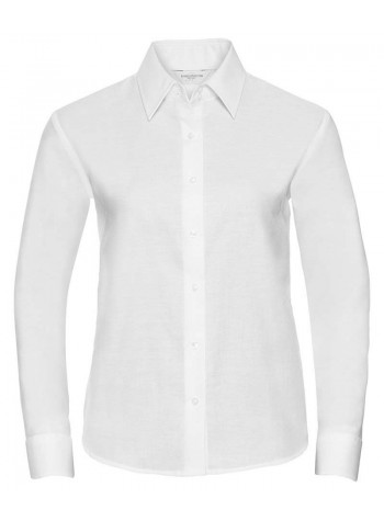 Russell Collection Women's long sleeve easycare Oxford shirt