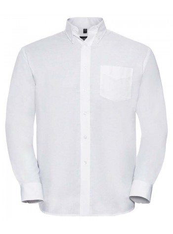 Russell Collection Long sleeve easycare Oxford shirt