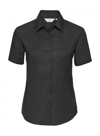 Russell Collection Women's short sleeve Oxford shirt 2