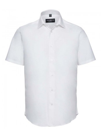 Russell Collection Short sleeve easycare fitted shirt