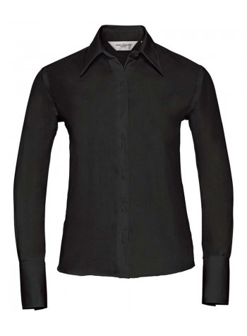 Russell Collection Women's long sleeve ultimate non-iron shirt 2