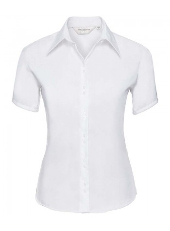 Russell Collection Women's short sleeve ultimate non-iron shirt