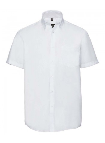 Russell Collection Short sleeve ultimate non-iron shirt