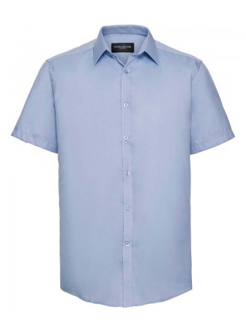 Russell Collection Short sleeve herringbone shirt 2