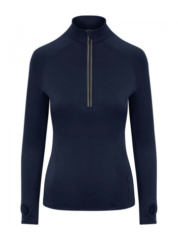 AWDis Just Cool Women's Cool Flex long half-zip top 2
