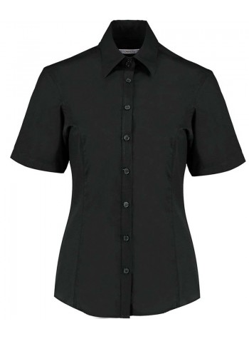 Kustom Kit Business blouse short-sleeved (tailored fit)