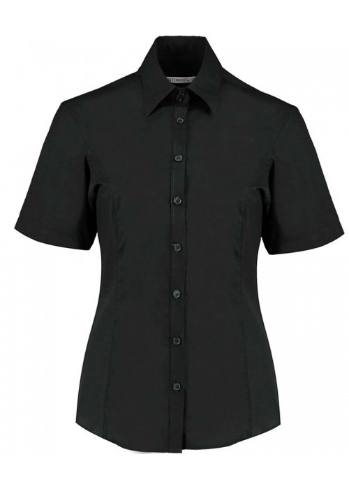 Kustom Kit Business blouse short-sleeved...