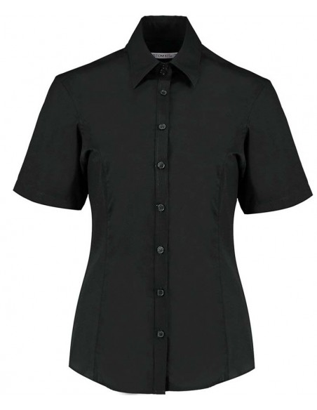 Kustom Kit Business blouse short-sleeved (tailored fit)