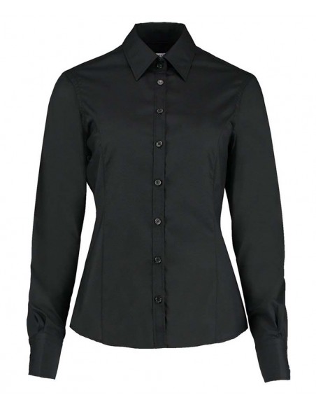 Kustom Kit Business blouse long-sleeved (tailored fit)