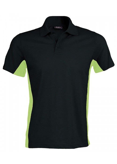 Kariban Flags short sleeve bi-colour polo shirt
