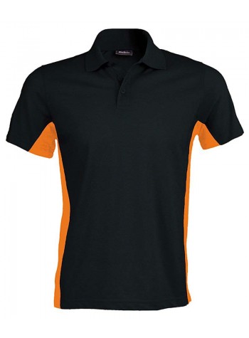 Kariban Flags short sleeve bi-colour polo shirt 2