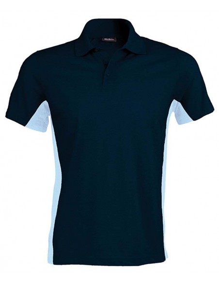 Kariban Flags short sleeve bi-colour polo shirt