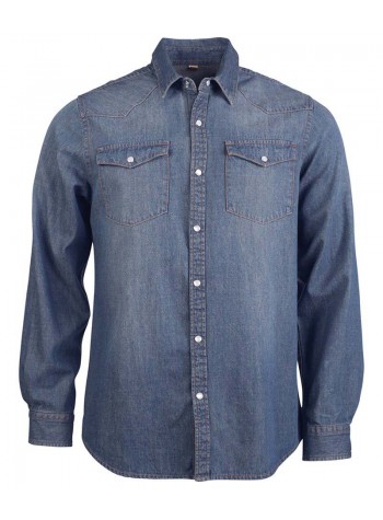 Kariban Long sleeve denim shirt
