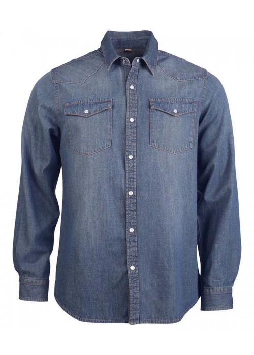 Kariban Long sleeve denim shirt