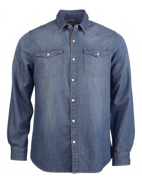 Kariban Long sleeve denim shirt