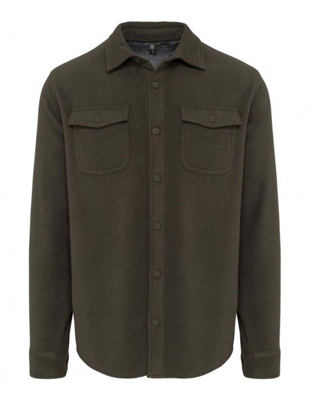 Kariban Sherpa lined fleece overshirt