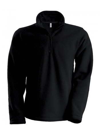Kariban Enzo zip-neck microfleece top