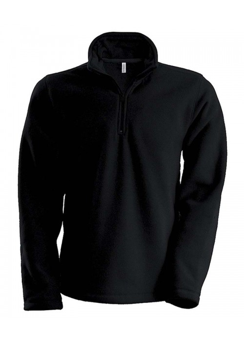 Kariban Enzo zip-neck microfleece top