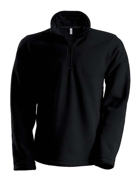 Kariban Enzo zip-neck microfleece top