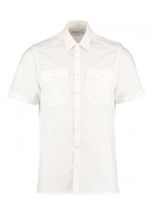 Kustom Kit Pilot shirt short-sleeved (tailored...