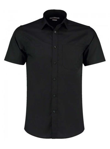 Kustom Kit Poplin shirt short-sleeved (tailored fit)