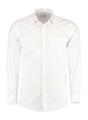Kustom Kit Poplin shirt long-sleeved (tailored fit)