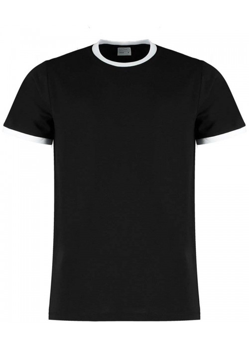 Kustom Kit Fashion fit ringer tee