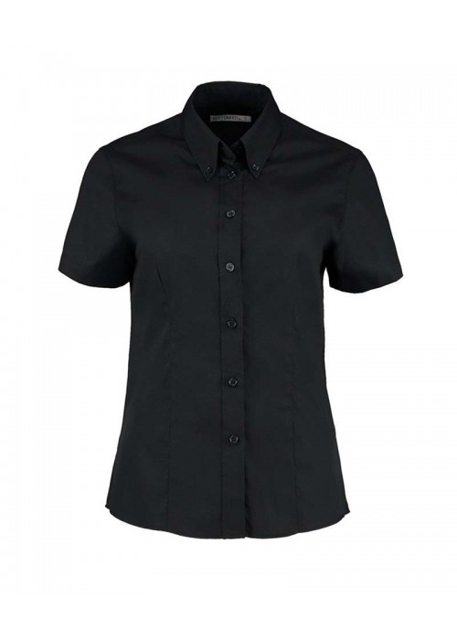 Kustom Kit Women's corporate Oxford blouse...