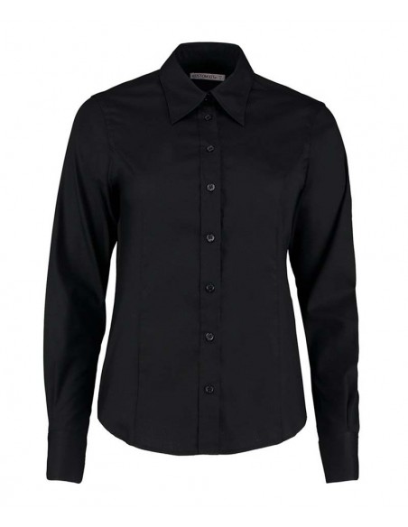 Kustom Kit Women's corporate Oxford blouse long-sleeved (tailored fit)