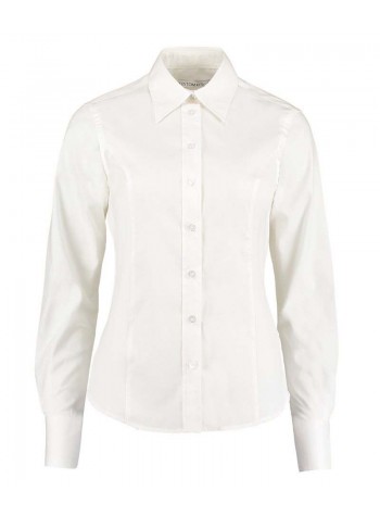 Kustom Kit Women's corporate Oxford blouse long-sleeved (tailored fit)