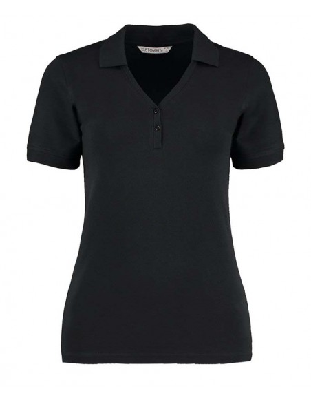 Kustom Kit Sophia v-neck polo (regular fit)