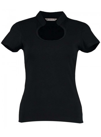 Kustom Kit Women's corporate top keyhole neck (regular fit)