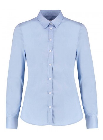 Kustom Kit Women's stretch Oxford shirt long-sleeved (tailored fit)