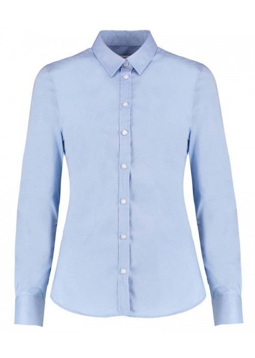 Kustom Kit Women's stretch Oxford shirt...