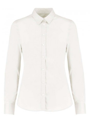 Kustom Kit Women's stretch Oxford shirt long-sleeved (tailored fit)