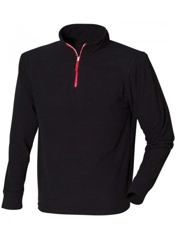 Finden & Hales ¼ zip long sleeve fleece piped 2