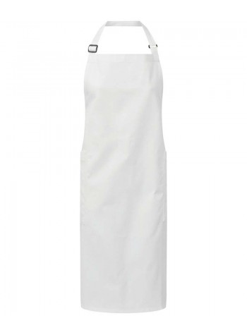 Premier Recycled polyester and cotton bib apron, organic and Fairtrade certified
