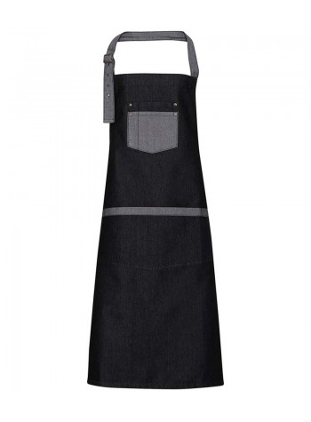 Premier Domain contrast denim bib apron 2