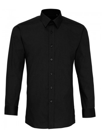 Premier Poplin fitted long sleeve shirt 2