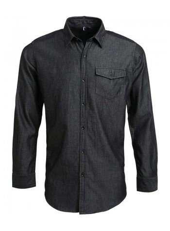 Premier Jeans stitch denim shirt 2