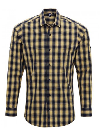 Premier Mulligan check cotton long sleeve shirt 2