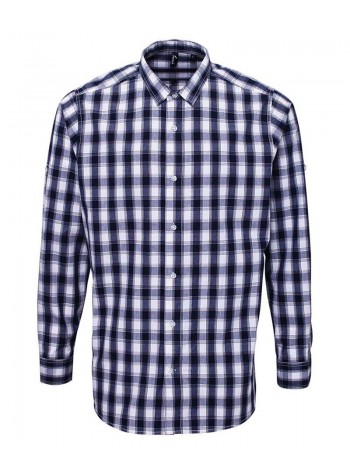 Premier Mulligan check cotton long sleeve shirt