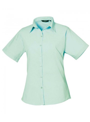 Premier Women's short sleeve poplin blouse 2