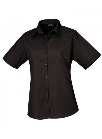 Premier Women's short sleeve poplin blouse 2