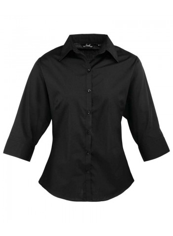 Premier Women's ¾ sleeve poplin blouse 2