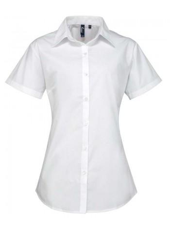 Premier Women's Supreme Poplin Short Sleeve Shirt