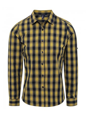 Premier Women's Mulligan check cotton long sleeve shirt 2