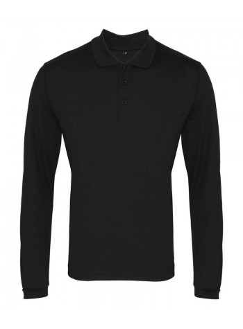 Premier Long sleeve Coolchecker® piqué polo 2