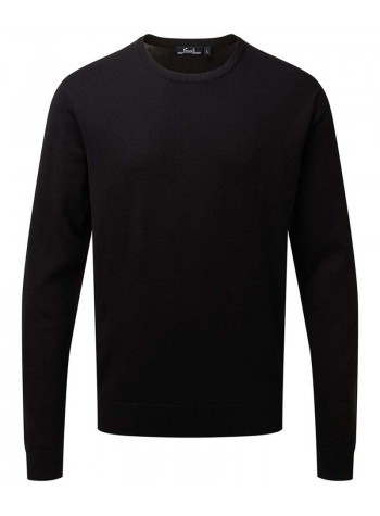 Premier Crew neck cotton-rich knitted sweater 2