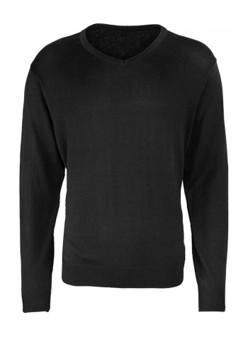 Premier V-neck knitted sweater 2